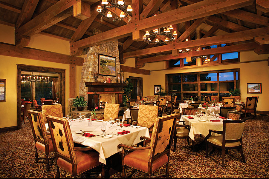country club mixed grill dining interior design