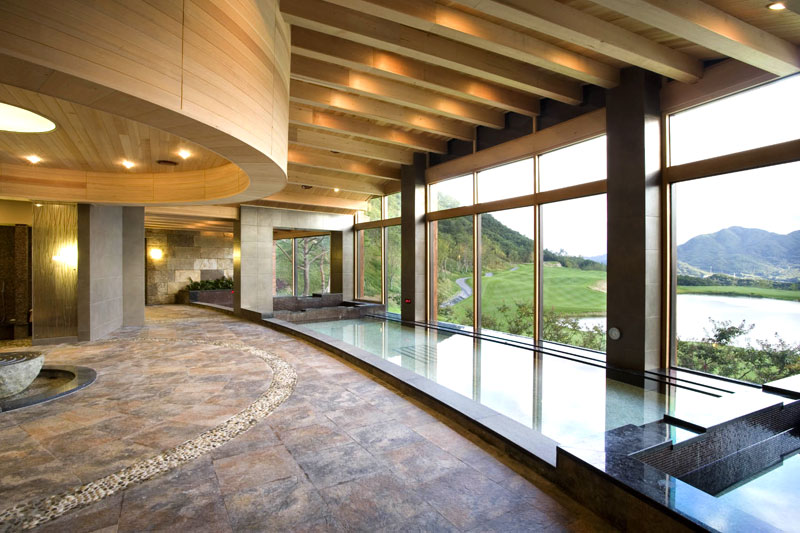 country club pool interior design