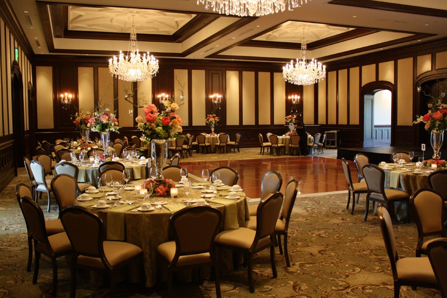 country club ballroom dining interior design