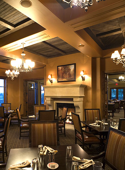 country club mixed grill dining interior design